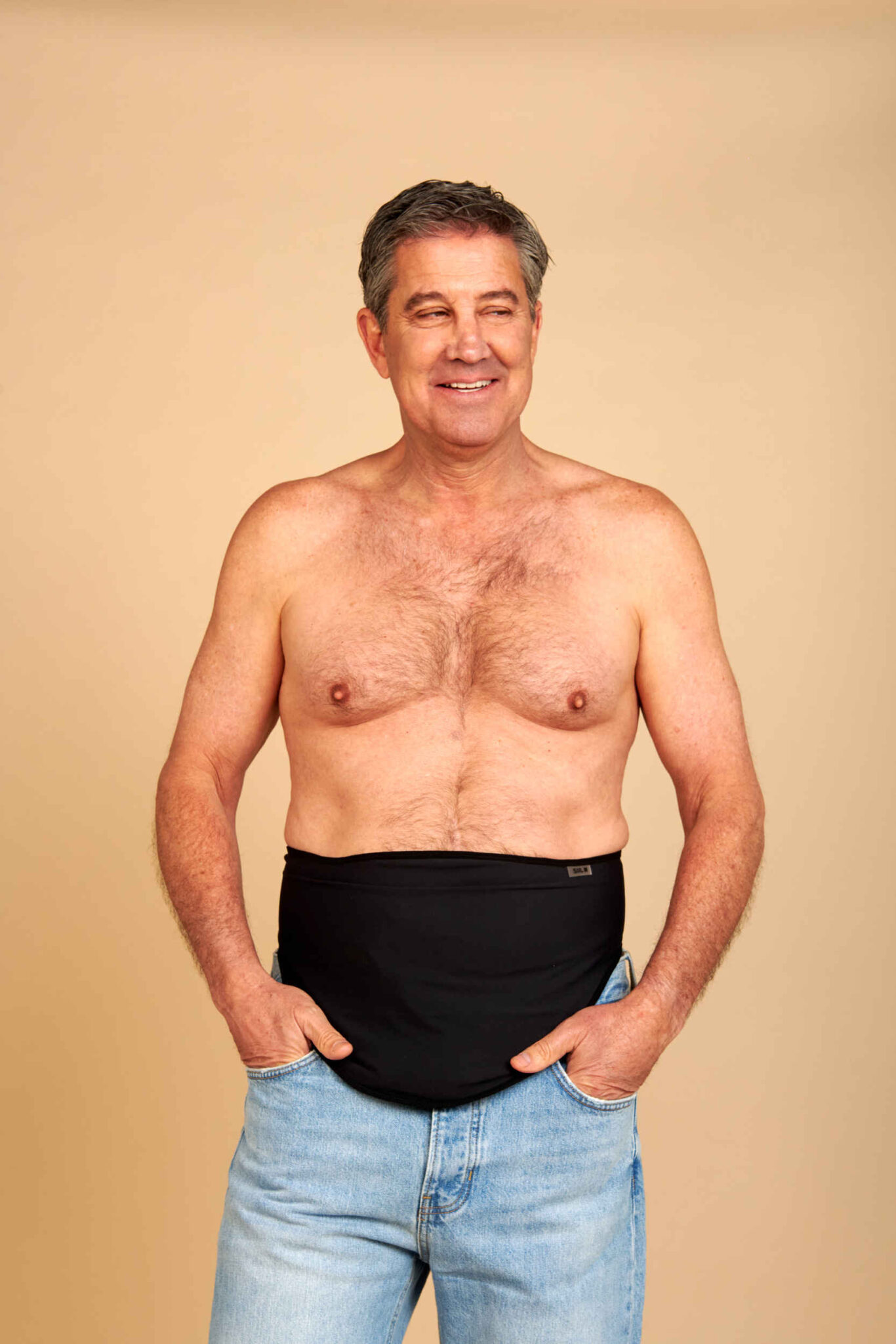 SIIL ostomy belt for men in black ostomy belts for men