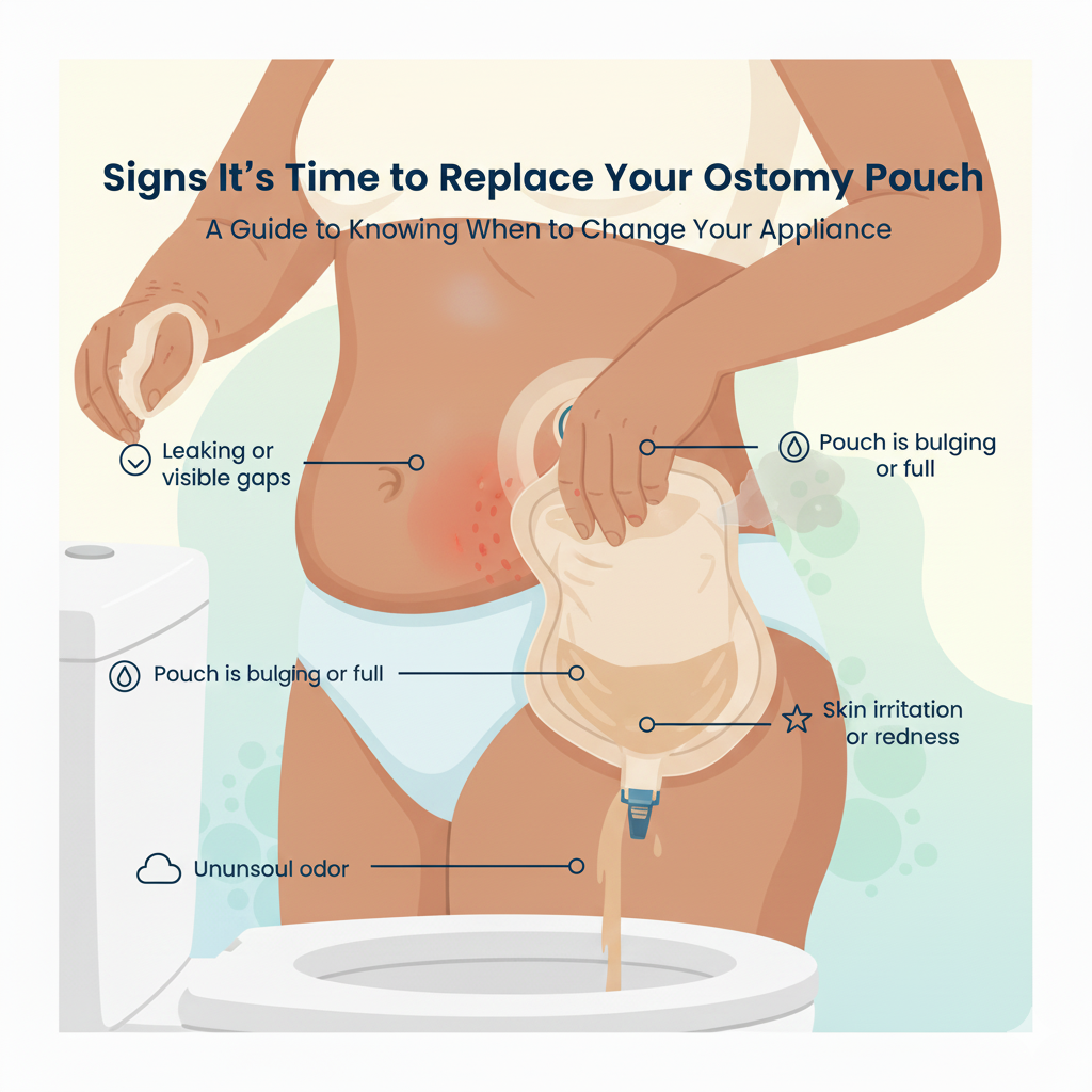 signs it’s time to replace your ostomy pouch