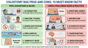 colostomy bag pros and cons