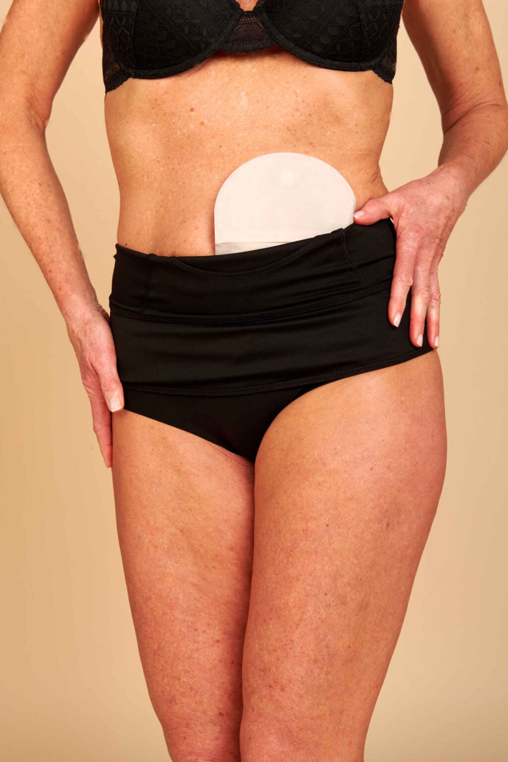 Ostomy Panties CLASSIC BLACK SIIL Ostomy (27)