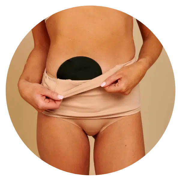 Ostomy panties beige