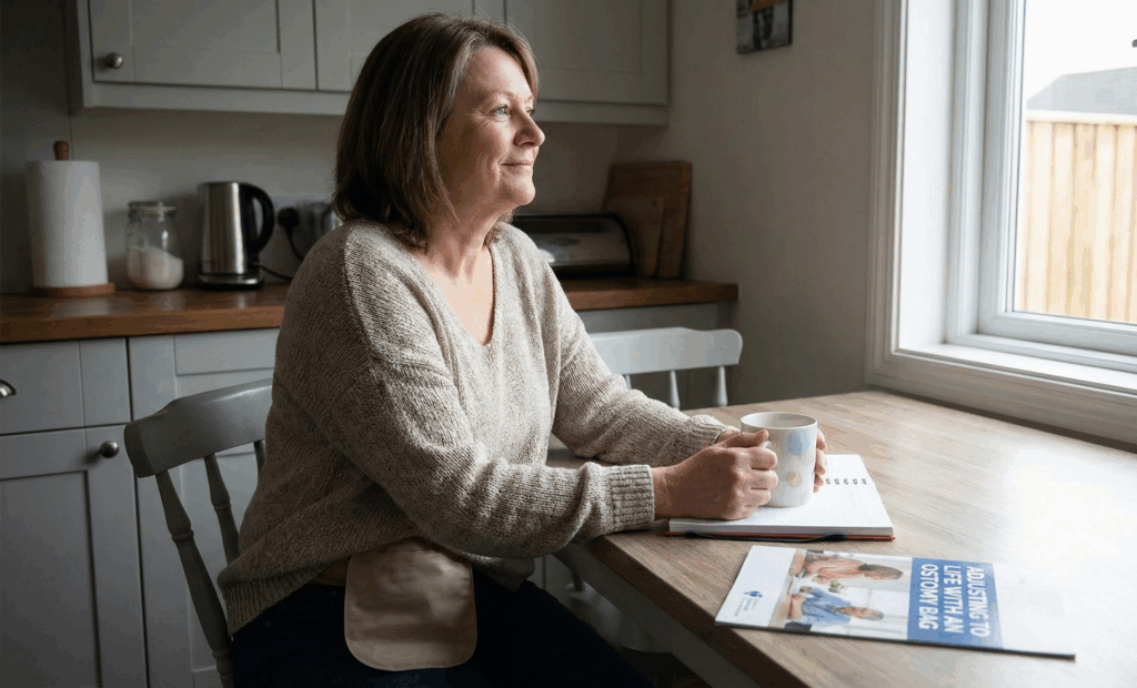 Adjusting to life with an ostomy bag