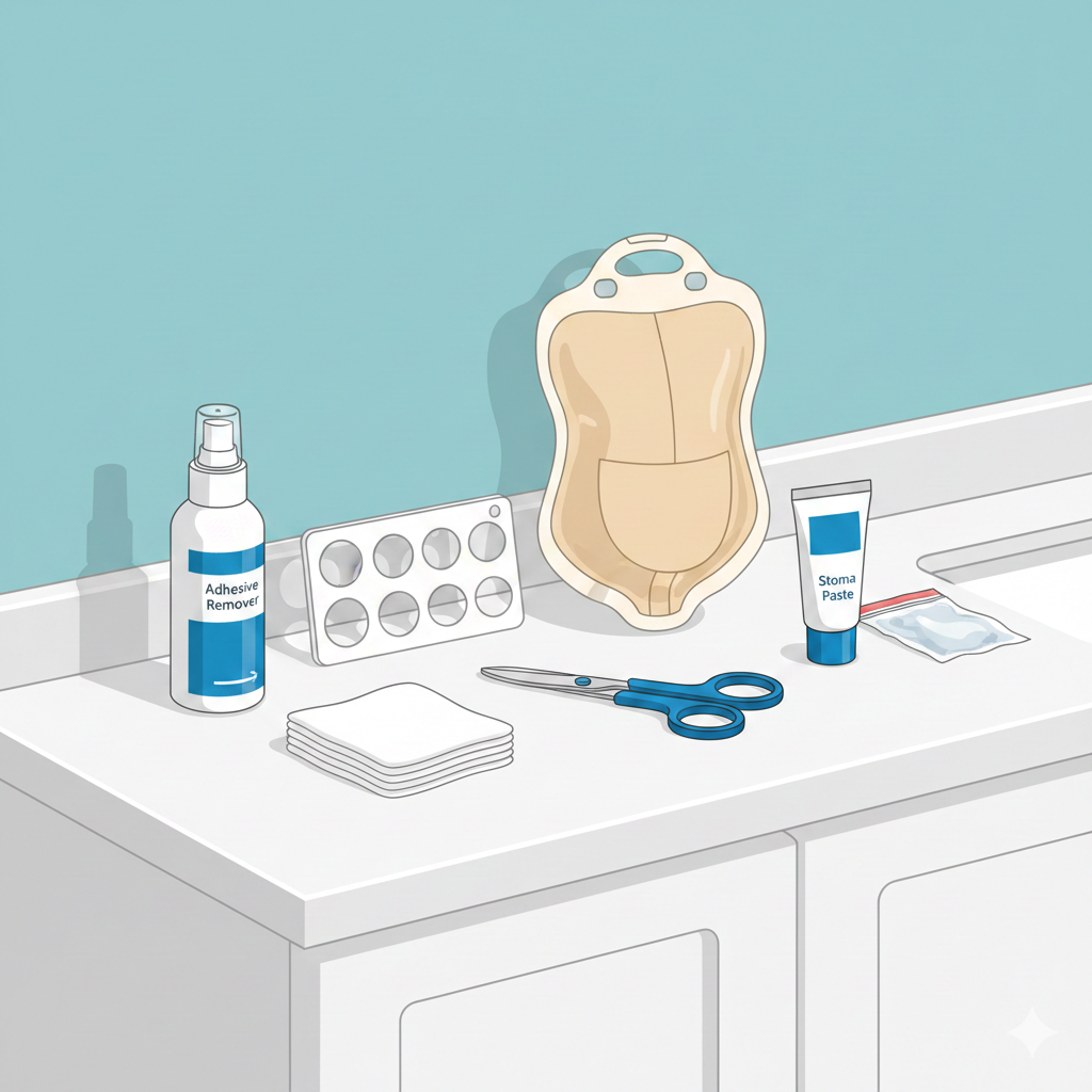 how to change a stoma bag