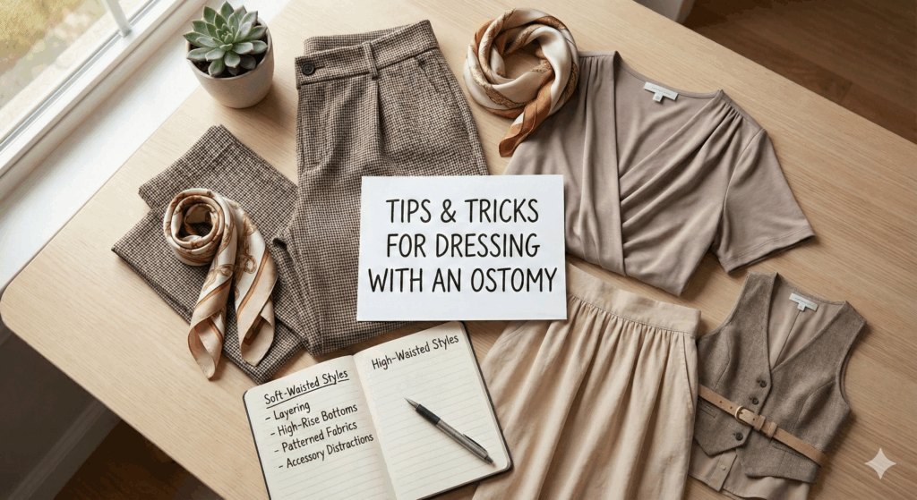 tips and tricks for dressing with an ostomy