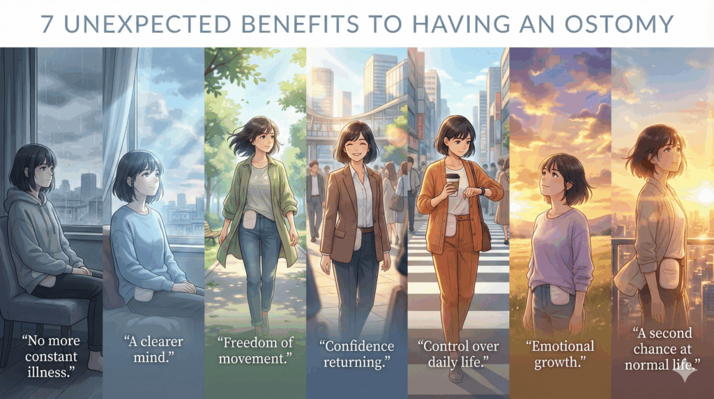 unexpected benefits of having an ostomy