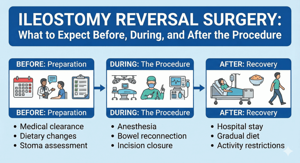 ileostomy reversal surgery