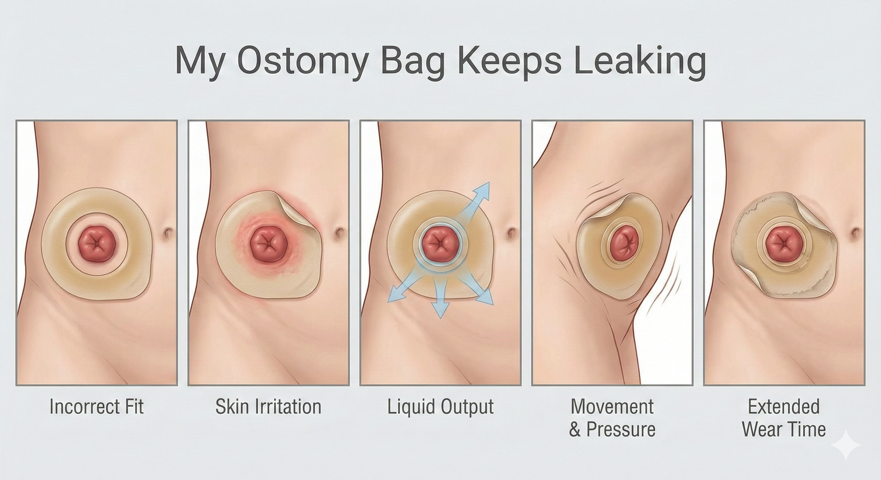 my ostomy bag keeps leaking causes and fixes