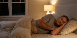 remove ostomy belt at night