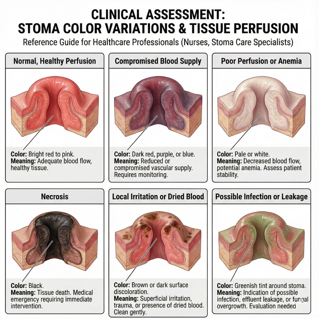Normal Ostomy Color What Does A Healthy Colostomy Stoma Look Like