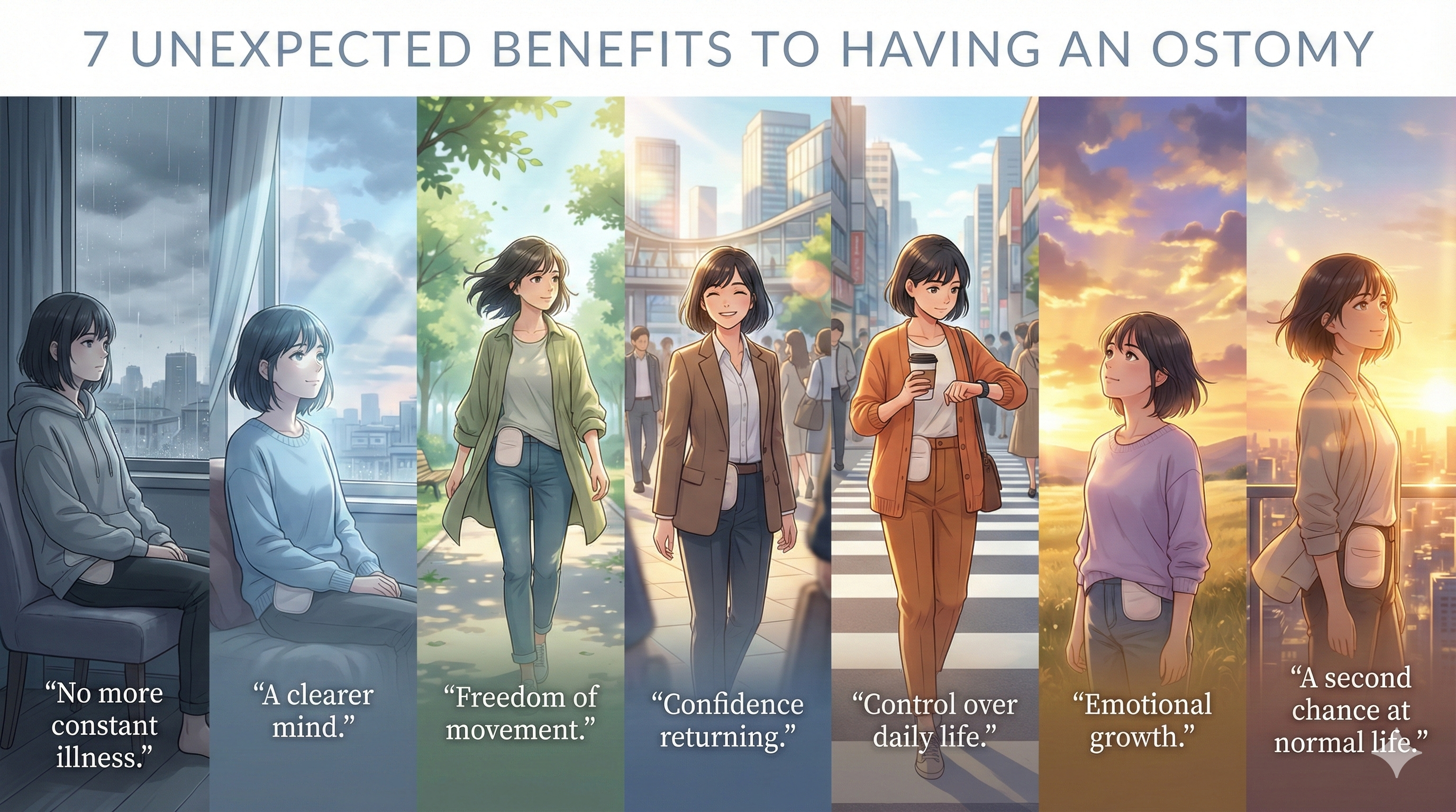 Unexpected benefits of having an ostomy