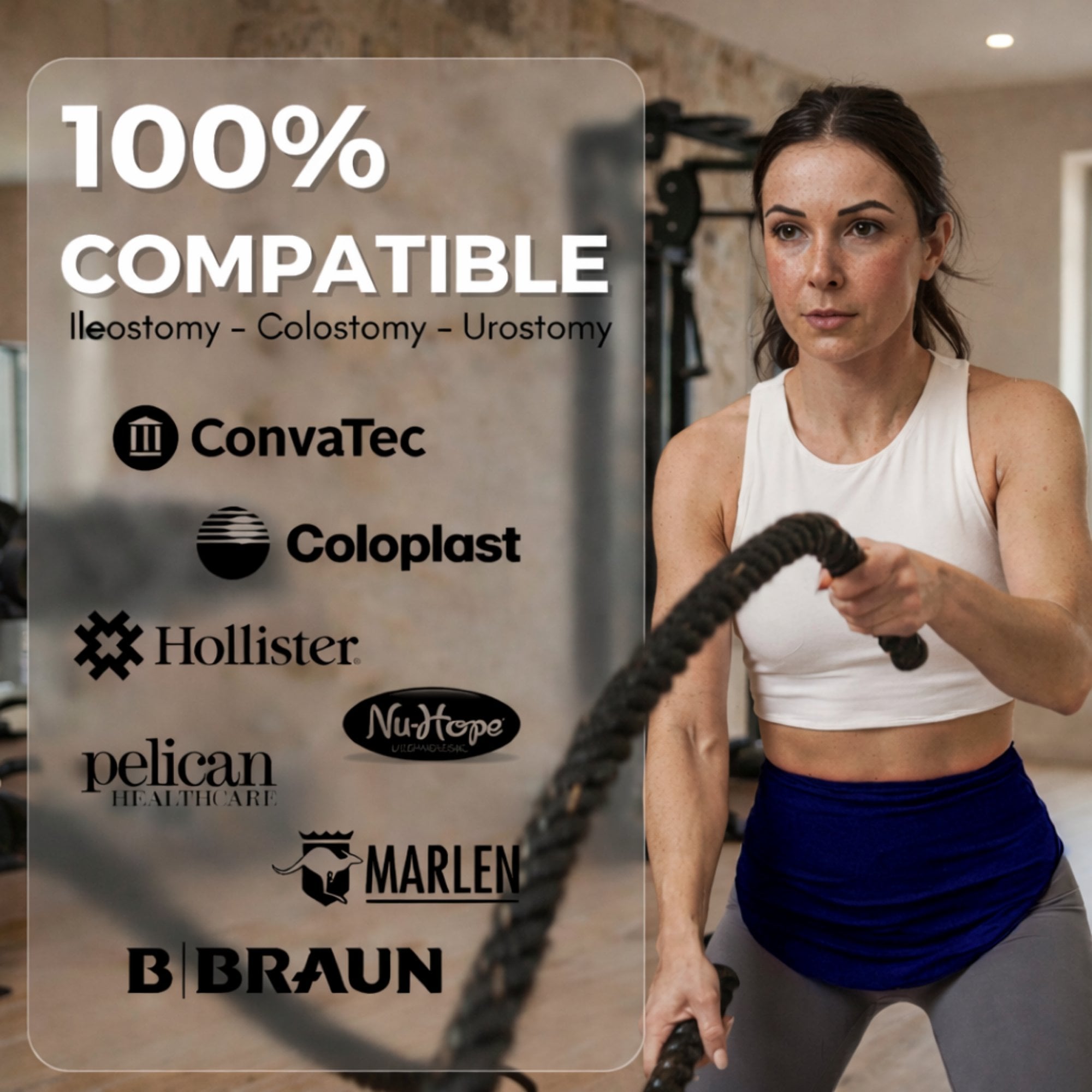 Man wearing SIIL stoma belt UK - active life with a stoma