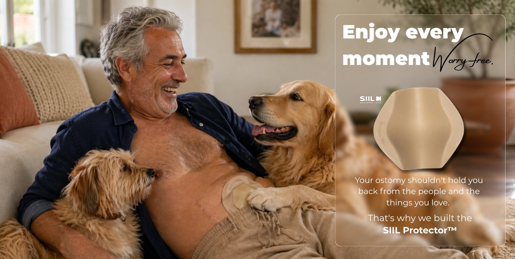 Enjoy every moment worry-free with SIIL Stoma Protector