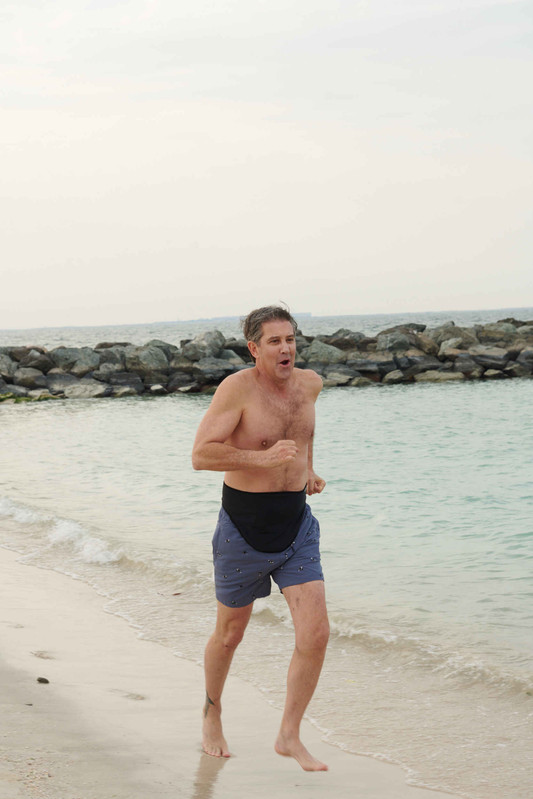 Running with SIIL Ostomy Belt