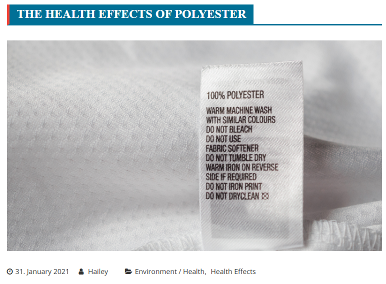 Health Impacts of Polyester - SustainFashion